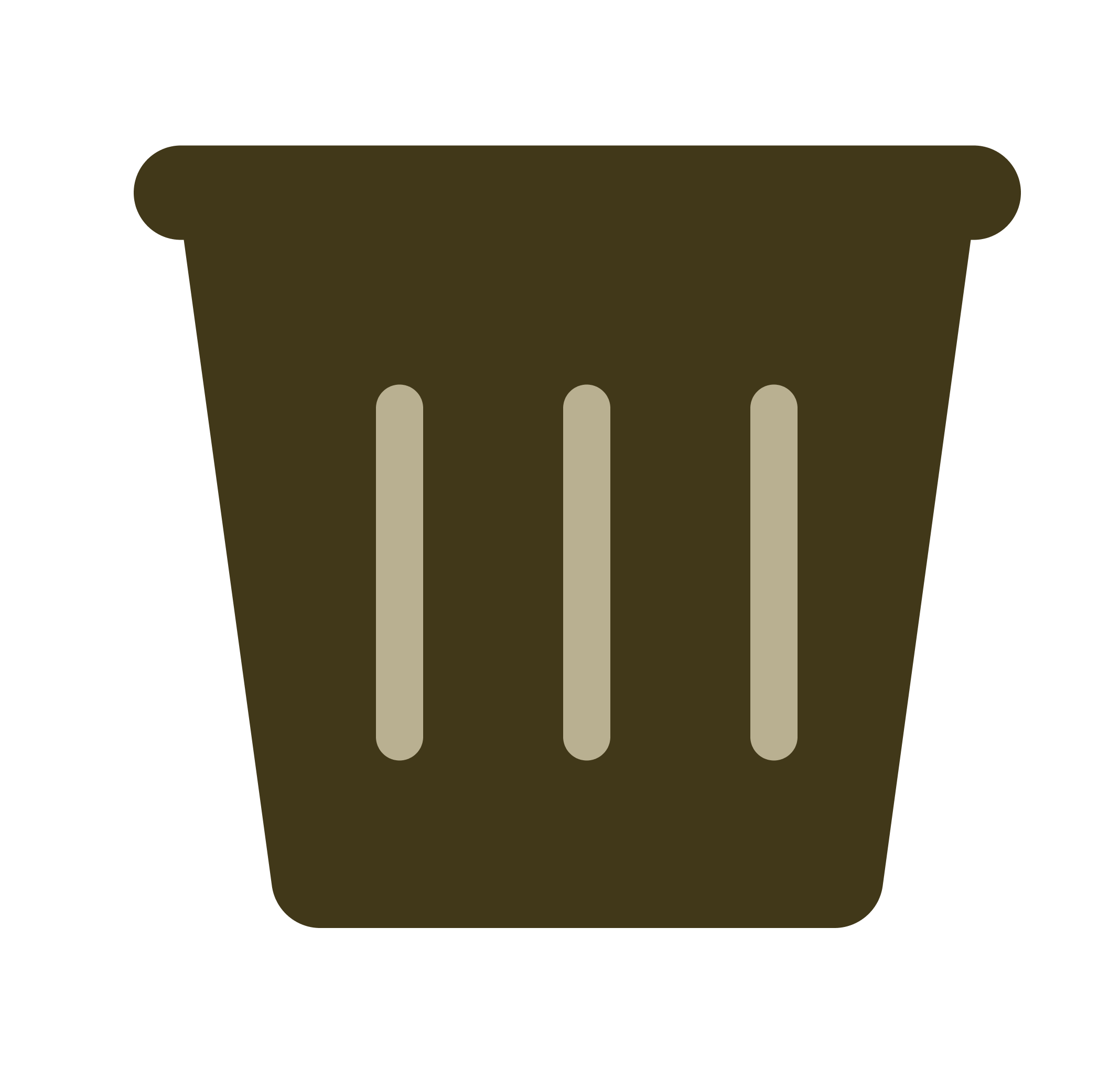 Trash bin illustration